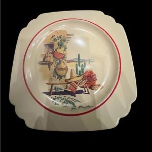 Hacienda by Homer Laughlin Mexicana plate